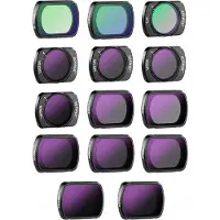 Neewer Filtro Para Cámara De Acción Dji Osmo Pocket 3 Fl-p10 Nd8~1000.lpr.mist1/4 .cpl.nd8/plnd64/pl