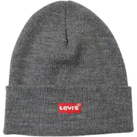 Levis Accessories Gorra 'Red Batwing' gris oscuro / rojo / blanco