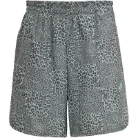 Adidas adidasPANTALÓN CORTO CON ESTAMPADO INTEGRAL FUTURE ICONS 170 Wonder Sage / Charcoal / Tactile Green Niño
