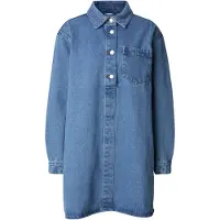 Noisy May Vestido camisero 'Delilah' azul denim