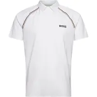 BOSS para hombre. 50543333 Polo Patteo blanco (XL), Casual, Algodón, Manga corta, outlet 2026.