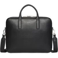 Calvin Klein Bolsa para portátil 'Metal Logo' negro