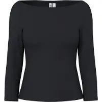Pieces Camiseta De Manga 3/4 Phoebe Boatneck