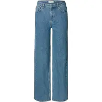 Selected Vaqueros De Cintura Alta Wide Bea-kori Light Bl