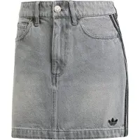 Adidas Faldas cortas Adicolor 3-Stripes Denim Mini Skirt mujer - Gris - FR 34