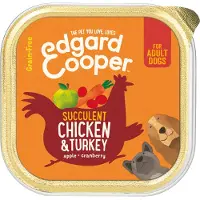 Edgard & Cooper Adult - Pollo y Pavo - 11 x 150 g
