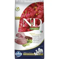 Farmina Pet Food N&D Quinoa, para perros adultos, tamaño grande (26 a 44 kg), tamaño mediano (11 a 25 kg), sabor a cordero, 7 kg