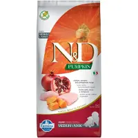 Farmina Pet Food N&D Calabaza, para cachorros, para razas grandes (de 26 a 44 kg), para razas medianas (de 11 a 25 kg), con pollo, granada y calabaza, 12 kg
