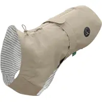 Hunter Pet Milford, Chaqueta impermeable, Gris claro, Poliéster, Color sólido, Lavable a máquina en agua fría