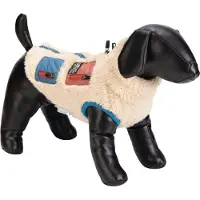 Beeztees Abrigo para perros , modelo Teddy, color: beige, talla: 40 cm