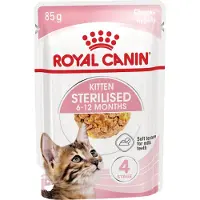 Royal Canin Kitten Esterilizado in Jelly - Bolsa de Comida - 12 x 85 g