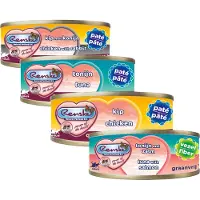 Renske Cat Paté Fresco - Adulto - Atún Fresco con Salmón - 24 x 70 g