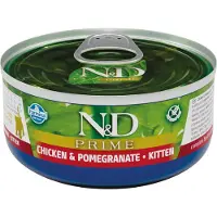 Farmina N&D Prime Kitten - Pollo & Granada - 24 x 70 g