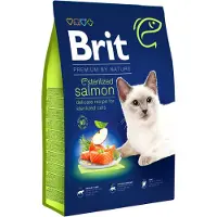 Brit Premium by Nature Cat - Esterilizado Salmón - 8 kg