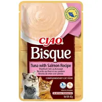 Inaba Ciao Bisque Comida húmeda - Gato - Atún y salmón - 12 x 40 g