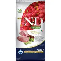 N&D Quinoa Weight Management Adult Gatos - Cordero - 5 kg