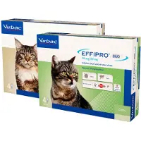 Virbac Effipro DUO Spot-on Gato < 6 kg - 4 Pipetas
