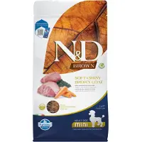 Farmina N&D Brown Adult Mini Comida para perros - Cordero, espirulina y zanahoria - 2 kg