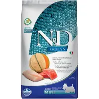 Farmina N&D Ocean Adult Mini Pienso para perros - Salmón, bacalao y melón - 2,5 kg