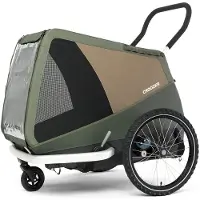 Croozer Remolque para bicicleta - Enna L - Verde musgo