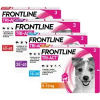 Frontline Tri-Act para perros 40-60 kg XL - 3 pipetas