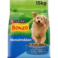 Purina Menú Trozos Pienso para Perros - Pollo & ternera - 15 kg