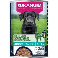 Eukanuba Dog Adult - Comida húmeda - Cordero y patata - 6 x 400 g