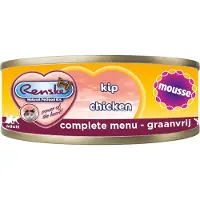 Renske Mousse Comida Húmeda - Comida para Gatos - Pollo - 24 x 70 g