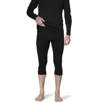 Devold - Duo Active Merino 205 3/4 Longs - Pantalones interiores de lana merina size XL, negro