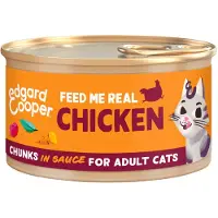 Edgard & Cooper - Trozos de Pollo de Corral en Salsa - 18 x 85 g