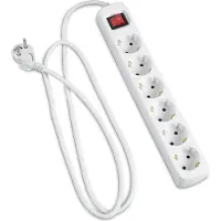 Hama 30530 - Regletas de enchufes: 6 enchufes - Cable de 1,40 m
