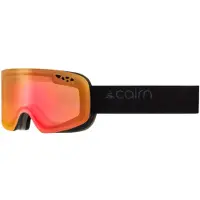 Cairn - Máscaras de esquí - Origin CLX NXT 0.4 Mat Black Red de Silicona - Negro