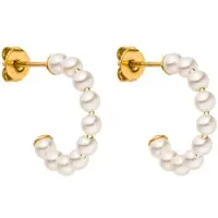 Purelei Pendientes 'Pure Soul' oro / blanco perla
