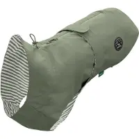 Hunter Pet Milford, Chaqueta impermeable, Verde, Poliéster, Color sólido, Lavable a máquina en agua fría
