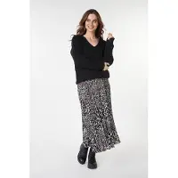 Esqualo Skirt Plisse Scattered Illusion Print Talla: 36 | Faldas Maxi Outlet | Mujer