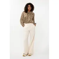 Esqualo Blouse Bow Dimension Print Print Talla: 34 | Blusas Outlet | Mujer