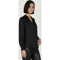Esqualo Blouse Shoulder Details Black Talla: 34 | Manga Larga Outlet | Mujer | Negro