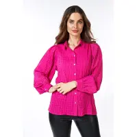 Esqualo Blouse Structure Fabric Fuchsia Talla: 34 | Manga Larga Outlet | Mujer | Rosa