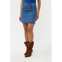 Esqualo Skirt Denim Buttons Jeans Blue Talla: 36 | Mini Faldas Outlet | Mujer | Azul