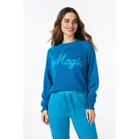 Esqualo Sweater “magic” Intarsia Petrol Talla: S | Sudaderas con Capucha Outlet | Mujer