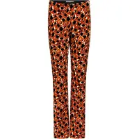 Esqualo Trousers Flair Velours Leopard Skins Print Talla: L | Pantalones Formales Outlet | Mujer