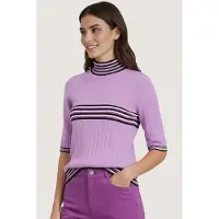 Esqualo Top Col Scalloped Edges Lilac Talla: S | Sudaderas con Capucha Outlet | Mujer | Púrpura