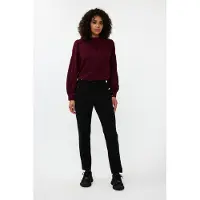 Esqualo Blouse High Collar Plumetis Wine Red Talla: 36 | Manga Larga Outlet | Mujer | Rojo