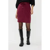 Esqualo Skirt Cargo Modal Wine Red Talla: S | Mini Faldas Outlet | Mujer | Rojo