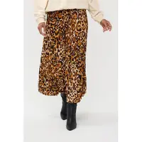 Esqualo Skirt Plisse Animal Land Print Talla: 40 | Faldas Midi Outlet | Mujer