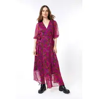 Esqualo Dress Long Wrap Over Floral Wilding Print Talla: 36 | Vestidos Maxi Outlet | Mujer