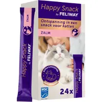 Feliway Snack De Salmón Para Gato Happy Snack 24 Piezas