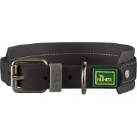 Hunter - Halsband Havanna - Collares para perro size M/L - 42-50 cm, negro