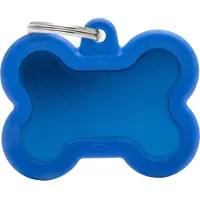 My Family Placa Para Mascota Hushtag Con Forma De Hueso