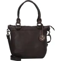 Harbour 2nd Anchor Love Bianca Bolsa de hombro Piel natural 34 cm marrón